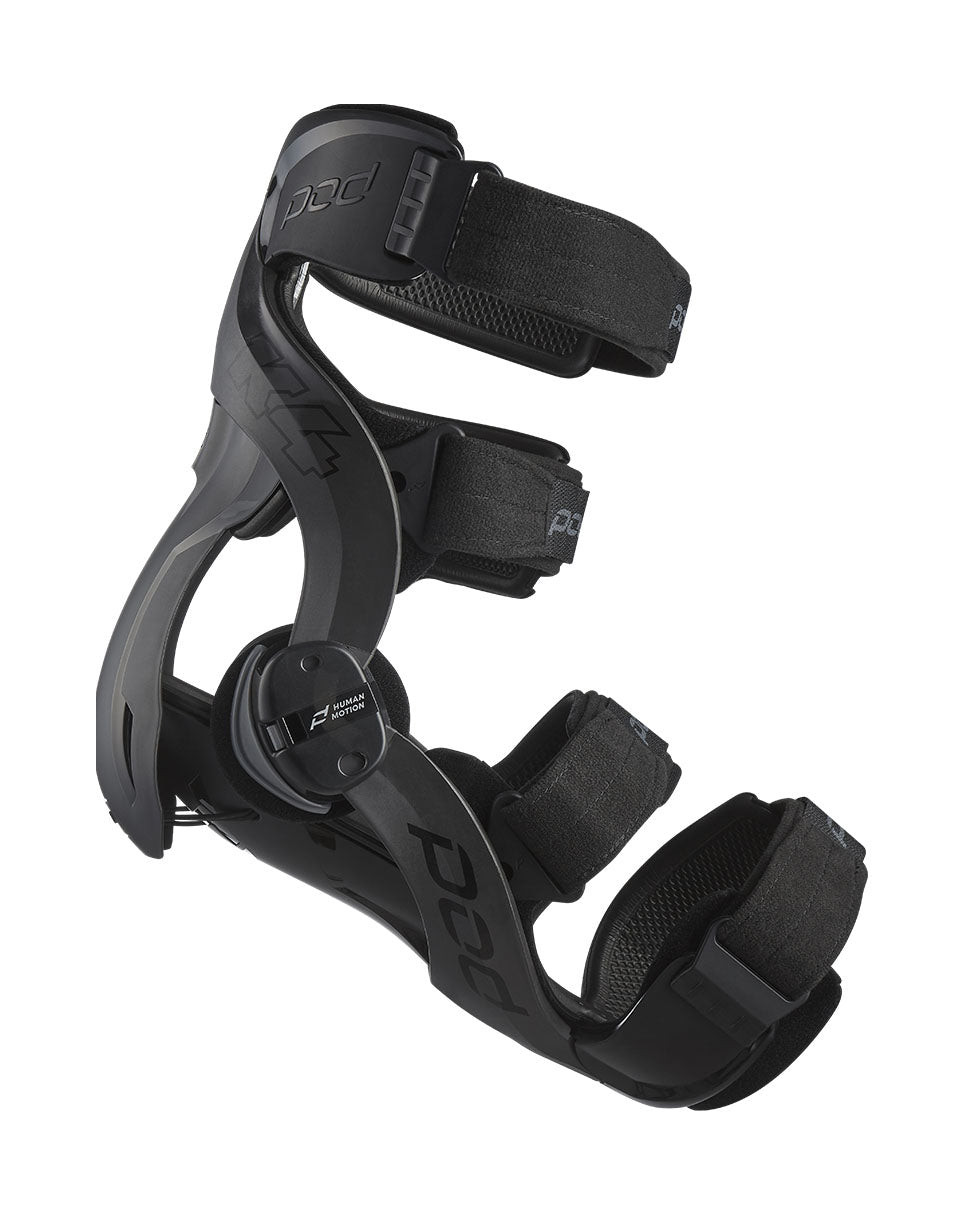 POD Active K4 Impact Modified Knee Brace Graphite/Black Side View