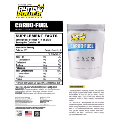 Carbo-Fuel Supplement Facts and Information