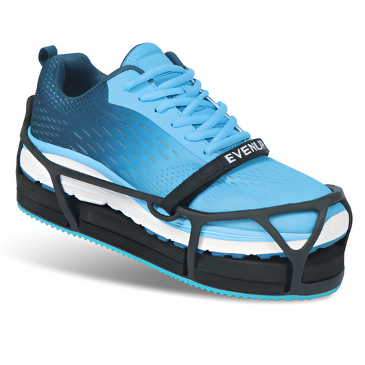 EvenUp Over Blue Lace Up Running Shoe