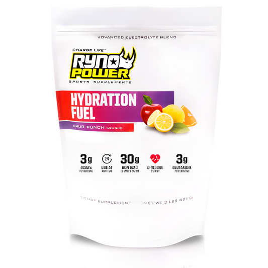 RYNOPOWER HYDRATION FUEL Fruit Punch Electrolyte Drink Mix