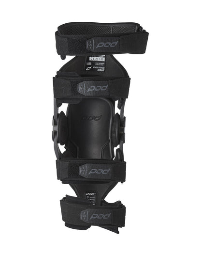 POD Active K4 Impact Modified Knee Brace Graphite/Black Rear View